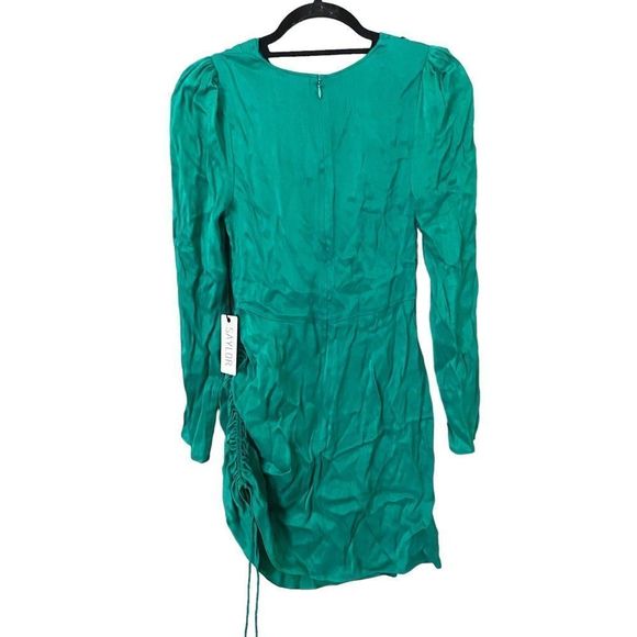 SAYLOR Adrienne Satin Cowlneck Dress NWT Sz Sm - Picture 3 of 4